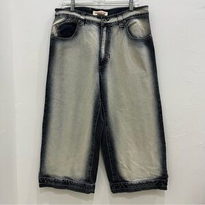 Y2K Muka Jeans Mens 34 Blue Denim Pants Streetwear Straight Leg Cotton
